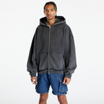 Urban Classics Heavy Sand Washed 90's Zip Hoody Black - Suurus S (TB6270-00007 Džemprid)