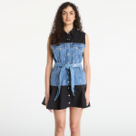 Sukienka Karl Lagerfeld Jeans Mixed Material Dress Washed Blue/ Black - Suurus S (B1W130351GK Kleidid)