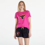 Under Armour Project Rock Wmns Underground Core T Astro Pink/ Black - Suurus S (1382708-686 T-s&auml;rgid)