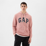 GAP French Terry Pullover Logo Hoodie Pink Rosette 16-1518 - Suurus S (868460-01 Džemprid)