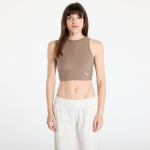 Puma Wardrobe Essentials Ribbed Crop Top Totally Taupe - Suurus S (62976593 T-s&auml;rgid)