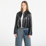 Calvin Klein Jeans Leather Moto Jacket Black - Suurus S (LV047E501G UB1 Joped)