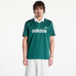adidas Archive Collar Engineered Jersey Collegiate Green - Suurus S (KE3582 T-s&auml;rgid)