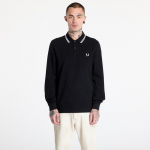 FRED PERRY Long Sleeve Twin Tipped Shirt Black - Suurus S (M3636 350 T-s&auml;rgid)