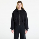 Nike Sportswear Phoenix Fleece Women's Loose Full-Zip Cropped Hoodie Black/ Sail - Suurus S (HV2426-010 Džemprid)