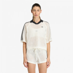 adidas Knitted Crochet Polo Off White - Suurus S (KC6490 T-s&auml;rgid)