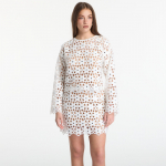 Michael Kors Mirror-Embellished Floral Crochet Top White - Suurus S (MS651ZMKNE 100 T-s&auml;rgid)