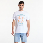 GUESS Cn Ss Summer Slub Tee Pure White - Suurus S (M6GI20K3052-G011 T-s&auml;rgid)