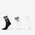adidas 3-Stripes Crew Socks 3-Pack White/ Night Indigo/ White - Suurus S (JV7405 Sokid)