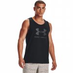 Under Armour Sportstyle Logo Tank Black - Suurus S (1329589-001 T-s&auml;rgid)
