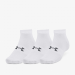 Under Armour Essential Low Cut Socks 3-Pack White - Suurus S (1365745-100 Sokid)