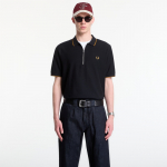 Fred Perry Crepe Pique Polo Shirt Black - Suurus S (M2480 102 T-s&auml;rgid)