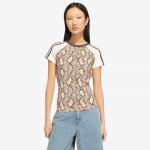 adidas Snake Print Cali Tee Linen/ Magic Beige - Suurus S (KX1888 T-s&auml;rgid)