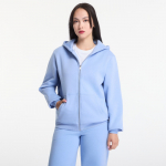 Urban Classics Fluffy Zip Hoody Powder Blue - Suurus S (TB7286-18327 Džemprid)