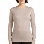 Damska Icebreaker Merino 200 Oasis Long Sleeve Crewe - Suurus S (1043750LH1 T-s&auml;rgid)