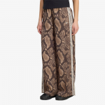 adidas Satin Snake Print Wide Leg Track JOGgers Linen/ Magic Beige - Suurus S (KX1886 P&uuml;ksid)