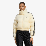 puchowa adidas Adicolor Short Puffer Jacket Warm Vanilla - Suurus S (KR9552 Joped)
