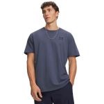 Under Armour M LOGO EMB Heavyweight SS Downpour Gray/ Black - Suurus S (1373997-045 T-s&auml;rgid)