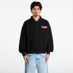 PLEASURES Gentle Polo Sweatshirt Black - Suurus S (P25F028-BLACK Džemprid)