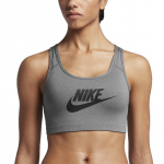Nike Wmns Classic Swoosh Futura Medium Support Sports Bra - Suurus S (899370-091 Spordirinnahoidjad)