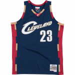 Mitchell & Ness NBA Swingman Jersey Cleveland Cavaliers Alternate 2008-09 Lebron James - Suurus S (SMJYGS18156-CCANAVY08LJA T-s&auml;rgid)