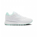 Reebok Classic Leather SP Junior Cloud White / Hint Mint - Suurus 36.5 (GZ1600 Vabaajajalatsid)