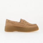 Clarks Torhill Boat Beige Suede - Suurus 7.5 (261863014 Vabaajajalatsid)