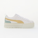 Puma Mayze Lth Wn s Puma White-Modern Mint - Suurus 38.5 (38198351 Vabaajajalatsid)