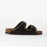 Birkenstock Arizona Rivets Suede Leather Women Black - Suurus 38.5 (1030348 Vabaajajalatsid)