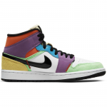 Air Jordan Wmns 1 Mid SE Multi-Color - Suurus 37.5 (CW1140-100 Vabaajajalatsid)