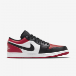 Air Jordan 1 Low Bred Toe - Suurus 44.5 (553558-612 Vabaajajalatsid)