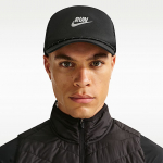 Nike Pro Dri-FIT Unstructured Swoosh Run Cap Black/ Anthracite/ Reflective Silv - Suurus M/L (IO8269-010 Teised m&uuml;tsid)