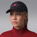 Jordan Club Cap Unstructured Adjustable Hat Black/ White/ University Red - Suurus S/M (IF8483-010 Teised m&uuml;tsid)