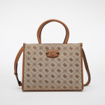 GUESS Neda 2 Comp Tote Latte Logo (HWJP9654220-LTL Kotid)