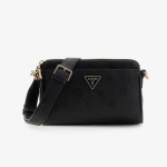 GUESS Cresidia II Mini Cross Body Top Zip Black Logo (HWPD9888720-BLO Kotid)