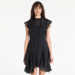 Sukienka AllSaints Fleur Texture Dress Black - Suurus 10 (W232DC Black Kleidid)