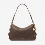 Michael Kors Nolita Medium Signature Logo Shoulder Bag Brown/ Acorn (30F5GY5M2B 252 Kotid)