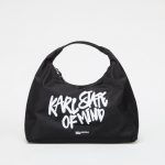 Karl Lagerfeld Jeans Slouchy Tote Quote Print Black (B3W50034999 Kotid)