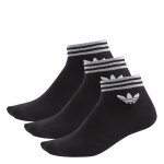 adidas Originals Trefoil Ankle Stripes Socks 3 Pair - Suurus 27-30 (AZ5523 Sokid)
