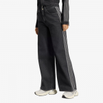 Jeansy adidas High Rise Wide Leg Denim Pant True Black Denim - Suurus 27/32 (KQ6469 P&uuml;ksid)