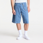 Karl Kani Kani Jeans Distressed Denim Jorts Blue - Suurus 34 (KM262-035-1 L&uuml;hikesed p&uuml;ksid)