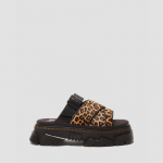 Dr. Martens MATTISON SLIDE Light Tan Mini Leopard Spot Hair On - Suurus 36 (41110200 Sussid)