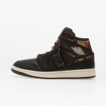 Air Jordan 1 Mid SE Black/ Chalk-Velvet Brown - Suurus 36 (IQ5161-001 Vabaajajalatsid)