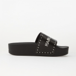 Karl Lagerfeld Kondo Maxi II Stud Border Slide Black PU w/ Silver - Suurus 37 (KL80826F0S Sussid)