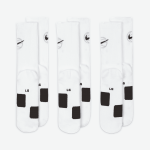 Nike Everyday Basketball Crew kojinės (3 poros) - Suurus 34/38 (DA2123-100 Sokid)