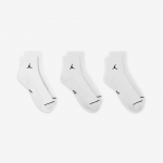Jordan Everyday Ankle Dri-Fit Kojinės (3 Poros) - Suurus 34/38 (DX9655-100 Sokid)