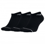 Jordan Jumpman No Show Socks (3 pack) - Suurus 34/38 (SX5546-010 Sokid)
