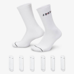 Jordan Everyday Crew Dri-Fit Kojinės (6 Poros) - Suurus 34/38 (FZ2051-100 Sokid)