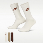 Nike Sportswear Everyday Essential Crew Socks 3-Pack Multi-Color - Suurus 38 (DX5025-904 Sokid)