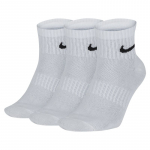 Nike Everyday Lightweight Training Ankle kojinės (3 poros) - Suurus 34/38 (SX7677-100 Sokid)